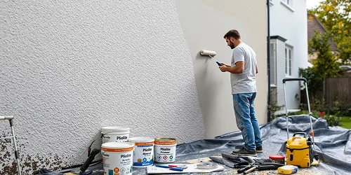 Peinture et enduit