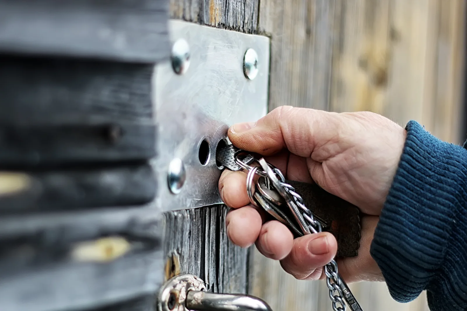 Ouverture de porte
